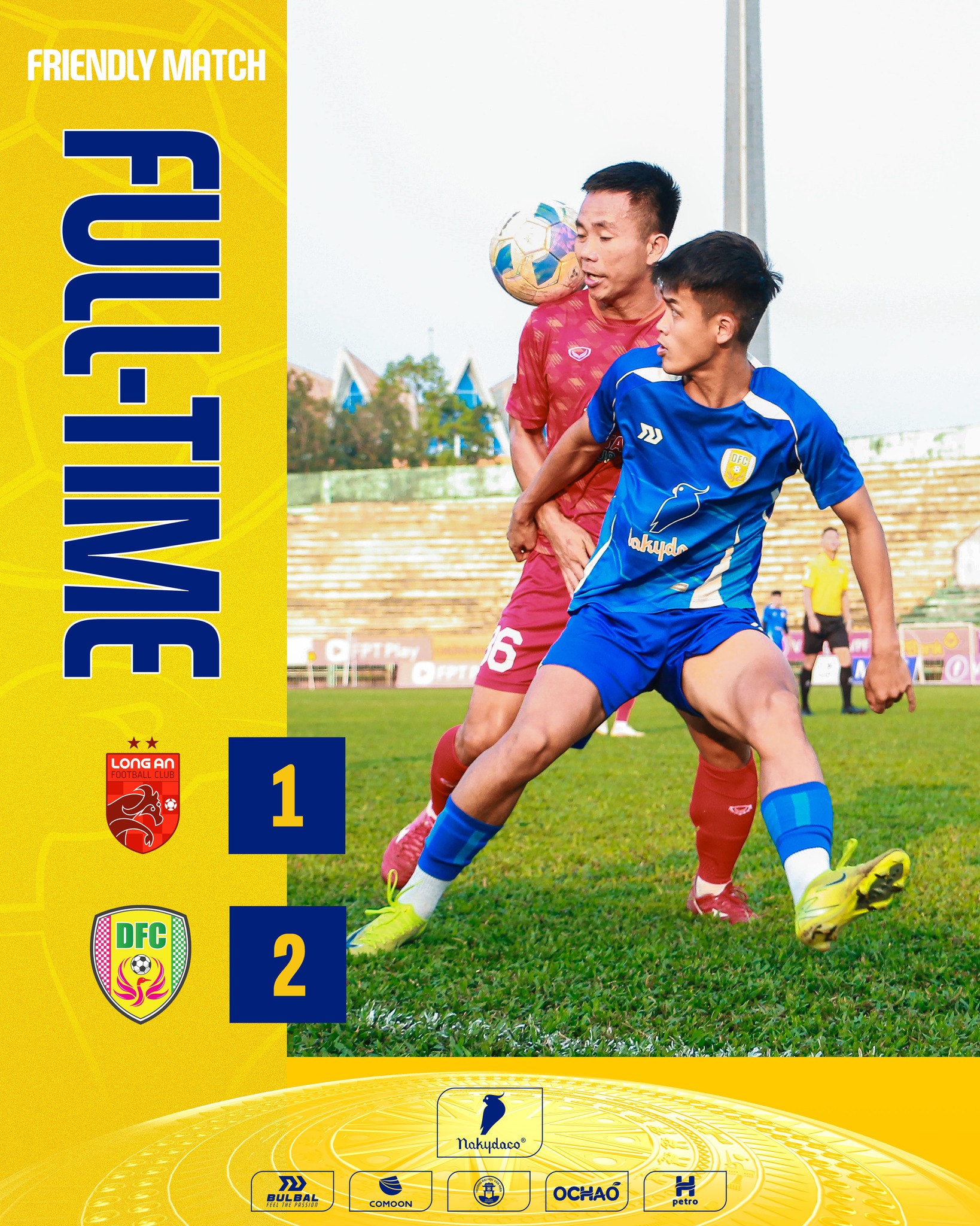 FULL TIME | LONG AN FC – DONG THAP FC