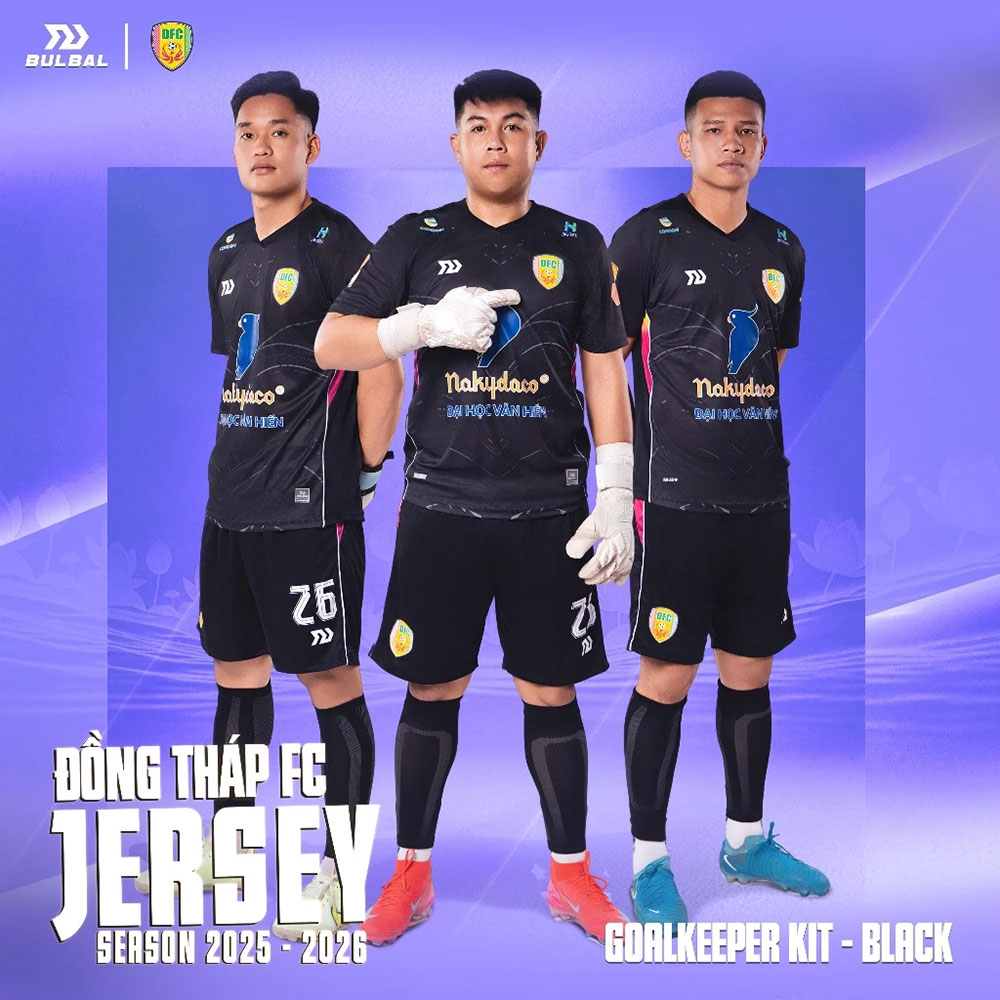 Bộ Thi đấu Đồng Tháp FC  2025/26 - Đen