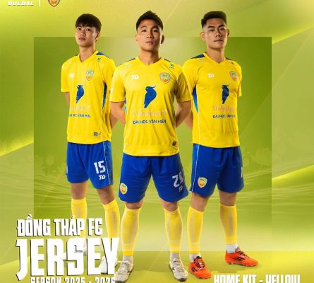Bộ Thi đấu Đồng Tháp FC  2025/26 – Vàng